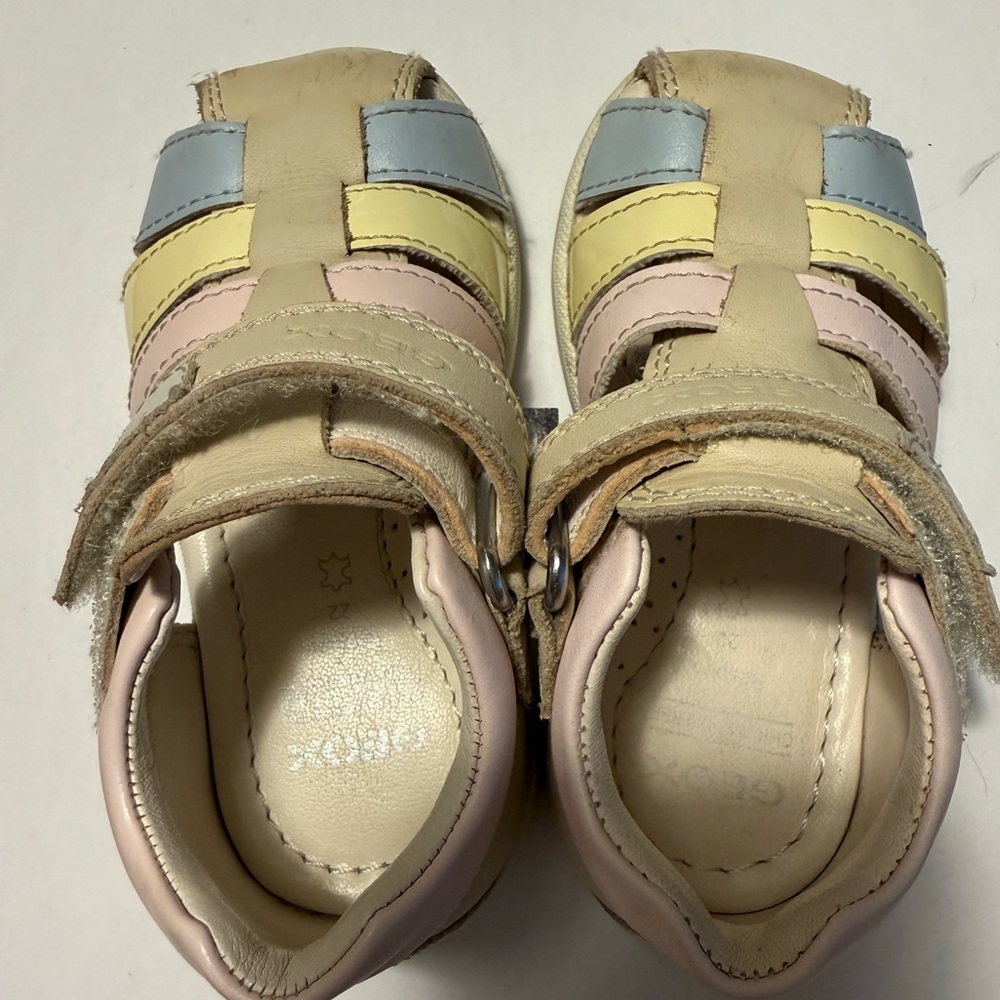 Geox Pastel Baby Walker Shoes